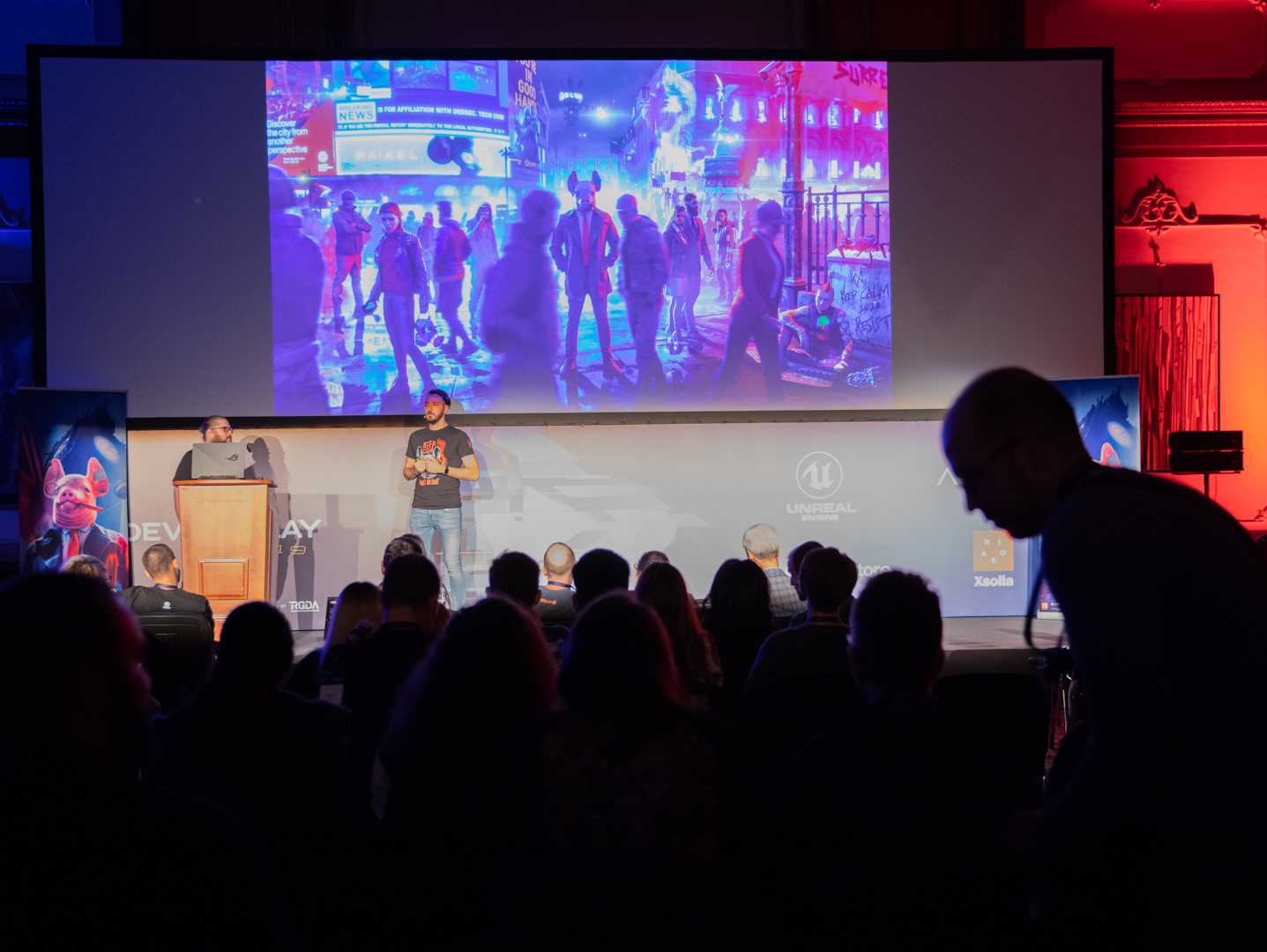 Ionut Codreanu speaking at DevPlay